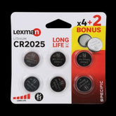 Lexman Cr2025 Lithium Button 6 Pcs (4+2Free) Specific,